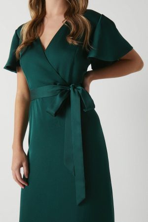 Teen Coast Angel Sleeve Bridesmaids Dress