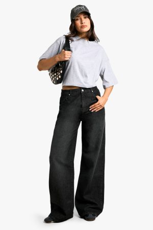 Tall Basic Super Wide Leg Jean