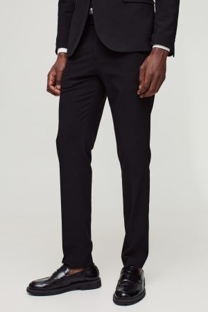 Skinny Black Suit Trousers