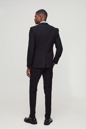 Skinny Black Suit Trousers