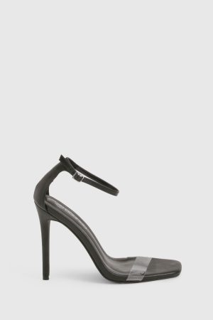Clear 2 Part High Heels