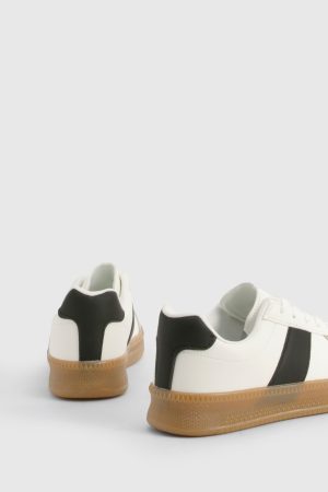 Contrast Panel Gum Sole Trainers