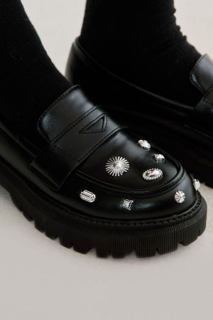 Stud Embellished Chunky Loafer