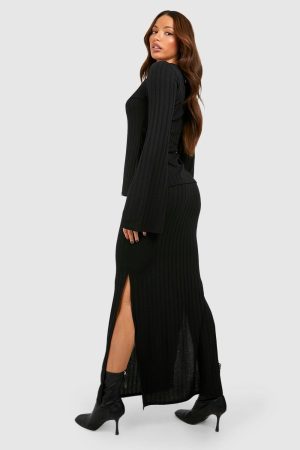 Tall Rib Maxi Skirt