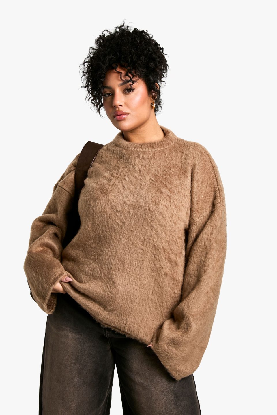 Plus Fluffy Knit Jumper