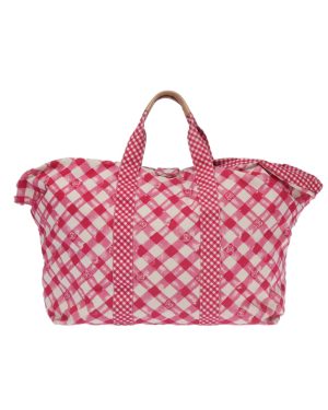 Preloved Pink Gingham Tote Bag