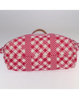 Preloved Pink Gingham Tote Bag