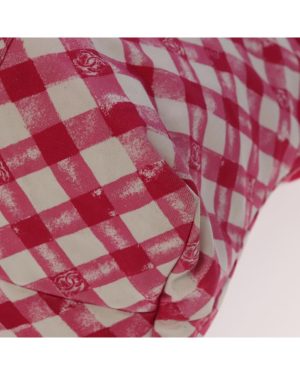 Preloved Pink Gingham Tote Bag