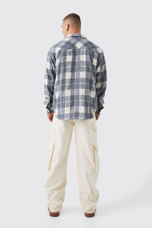 Long Sleeve Marl Check Shirt