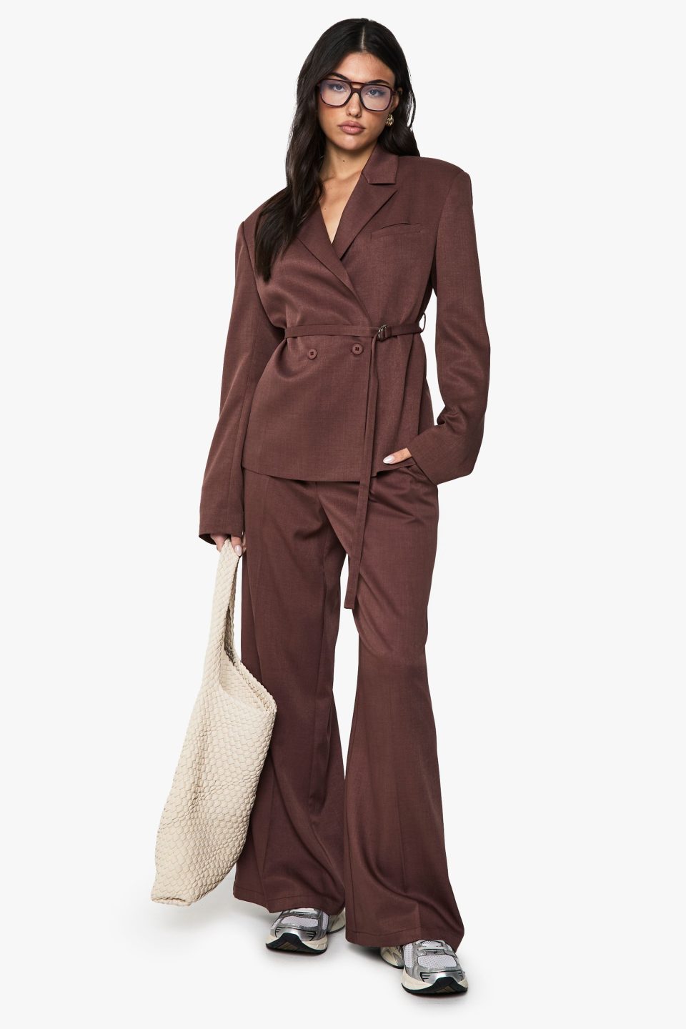 Tailored Wide Leg Trouser